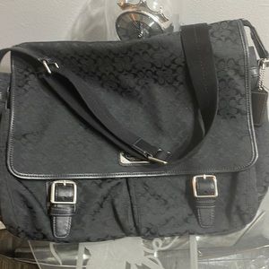 Coach messenger laptop bag